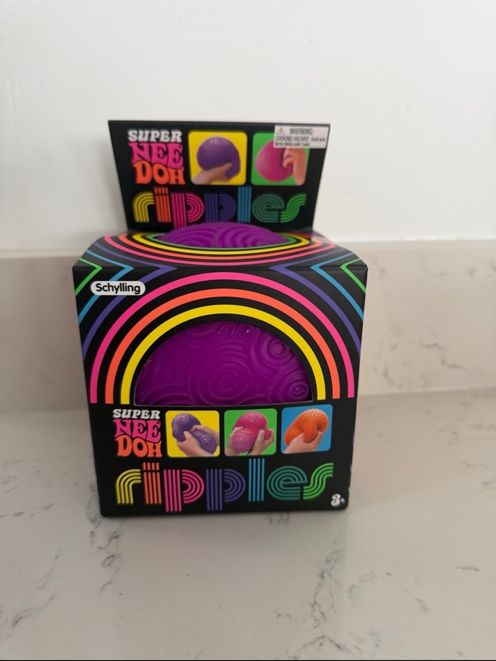 Super Nee Doh Ripples Squeeze Toy - purple